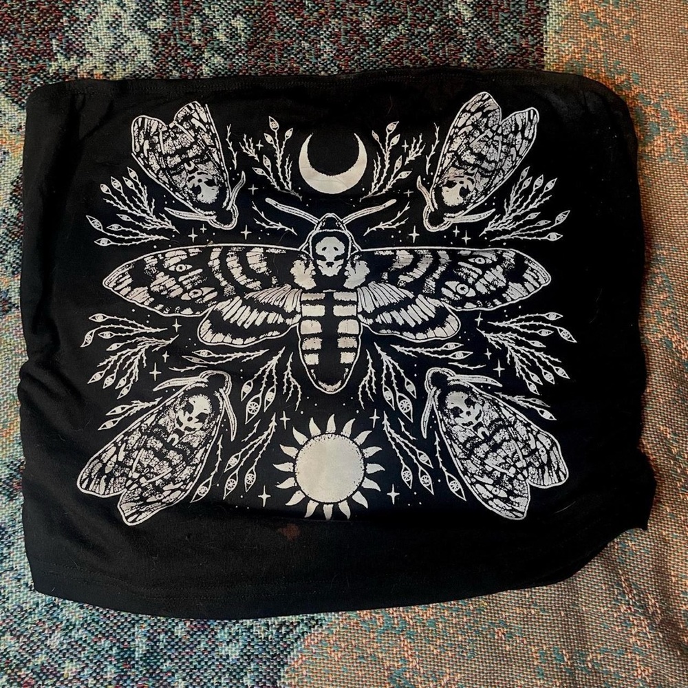 Black Graphic Print T-Shirt
